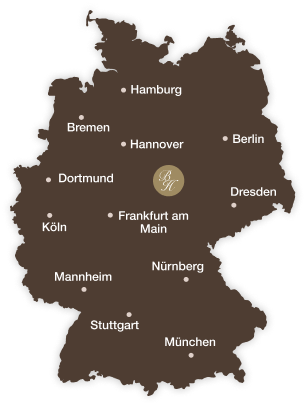 Lage des Hotel Braunschweiger Hof auf der Deutschlandkarte